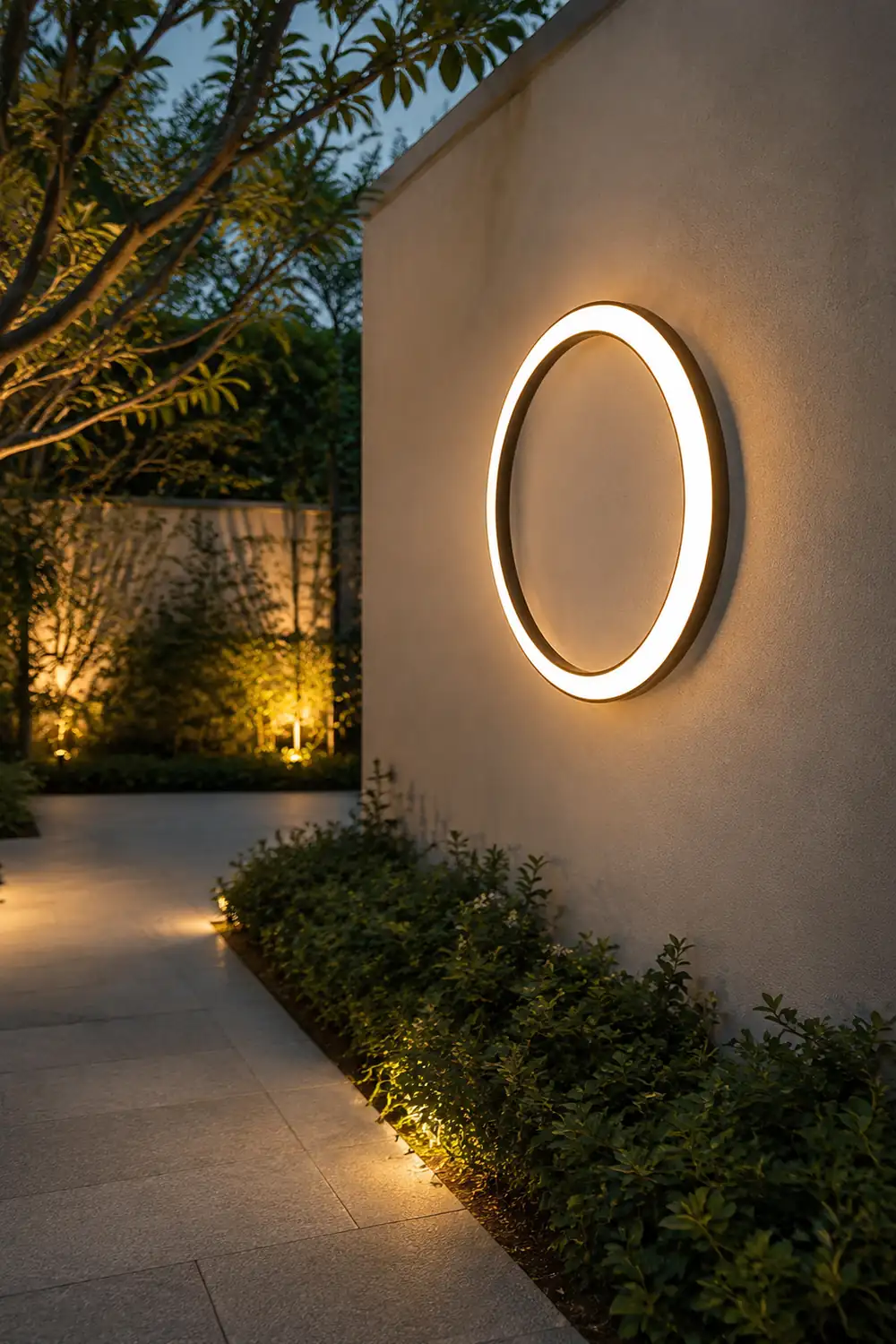 Moon Outdoor Wall Lamp - Lumpaz