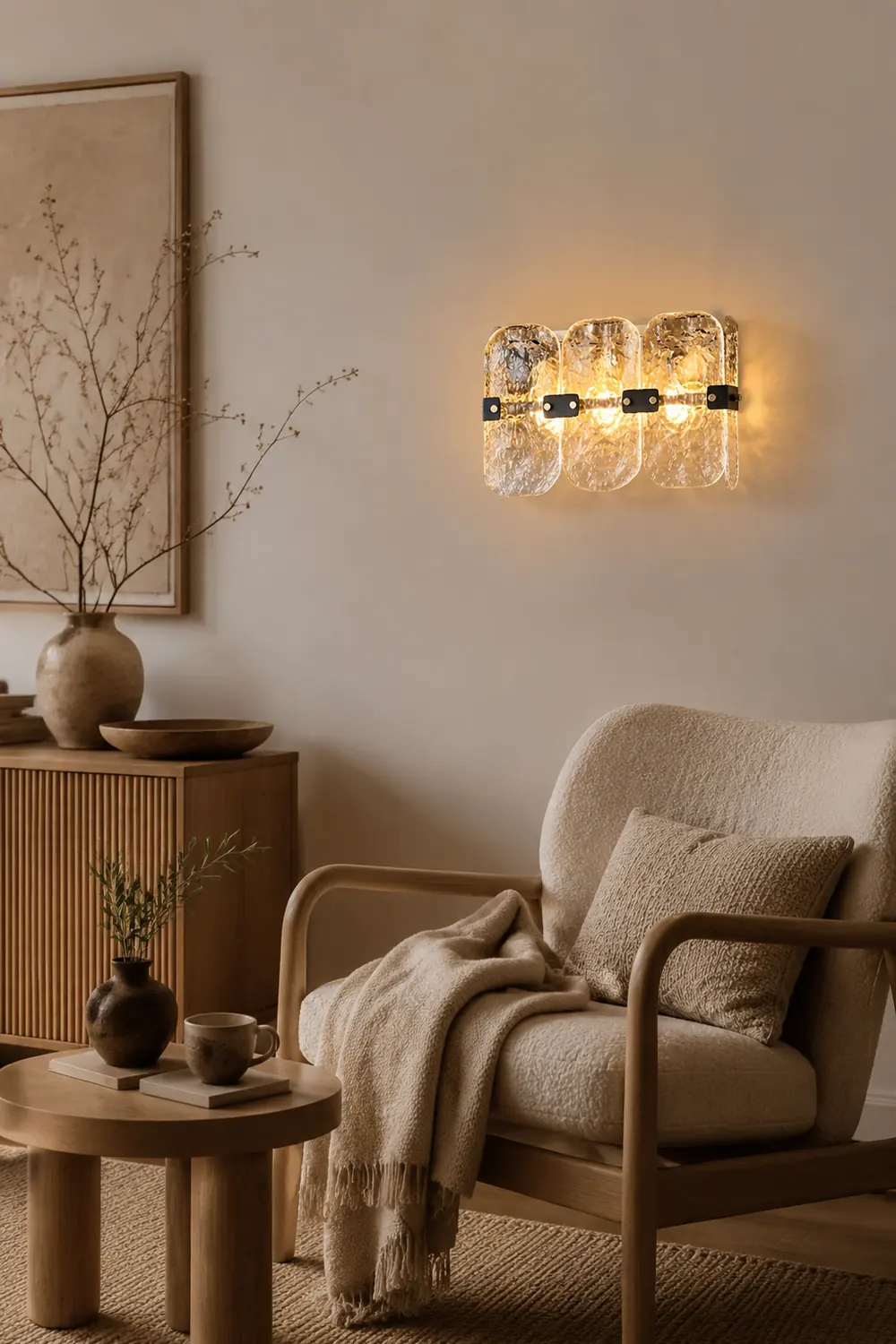 Massive Glass Wall Sconces - Lumpaz