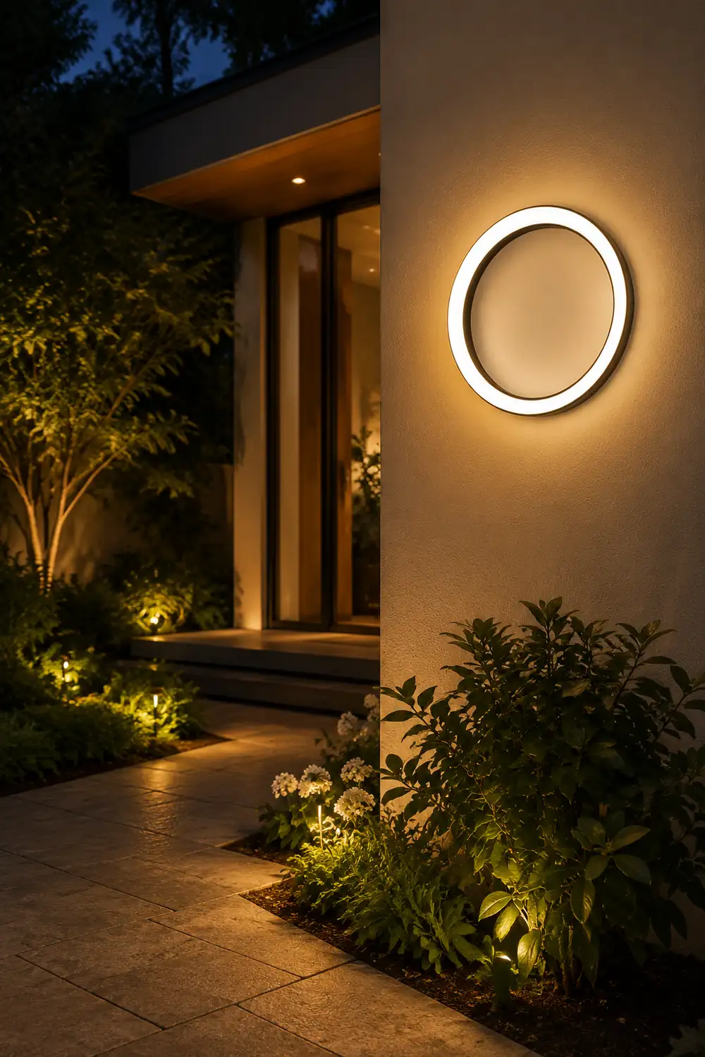Moon Outdoor Wall Lamp - Lumpaz