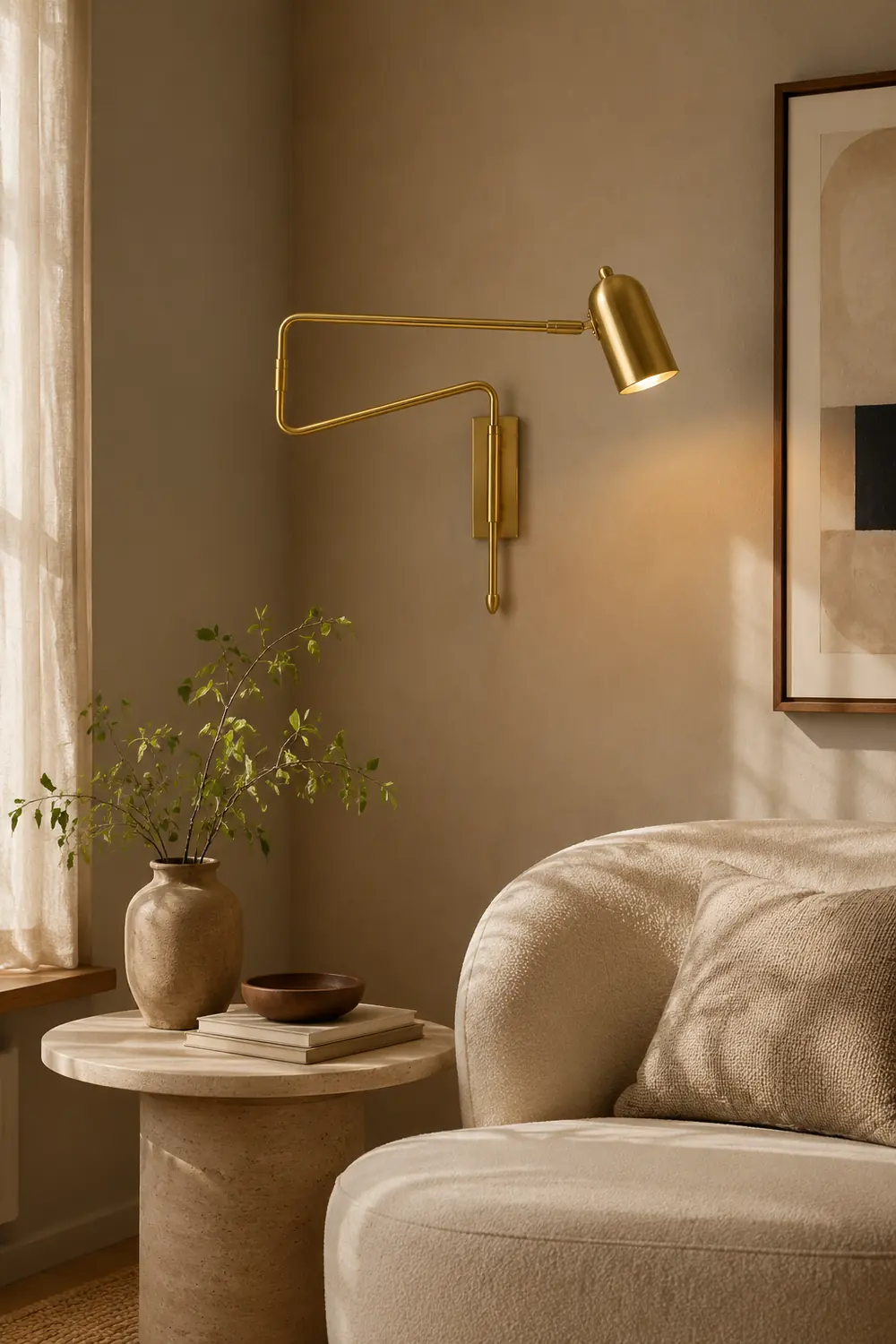 Adjustable Arm Reading Wall Lamp - Lumpaz