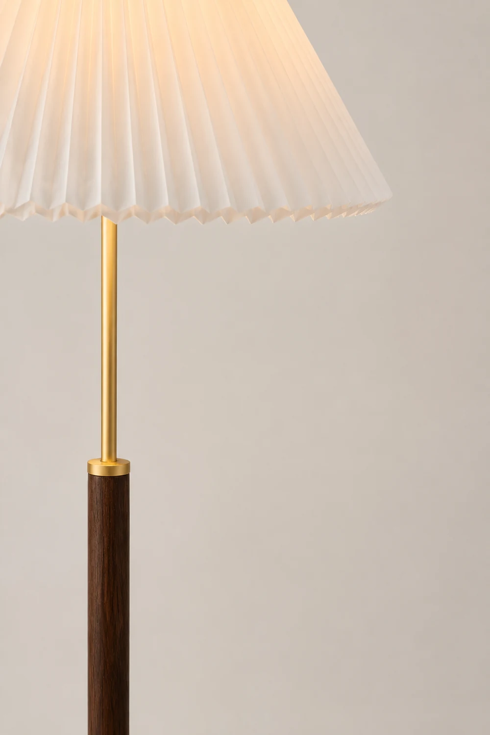 Sumait Modern LED Stehlampe Weiß Ess/Wohnzimmer Stoff&Metal - Lumpaz