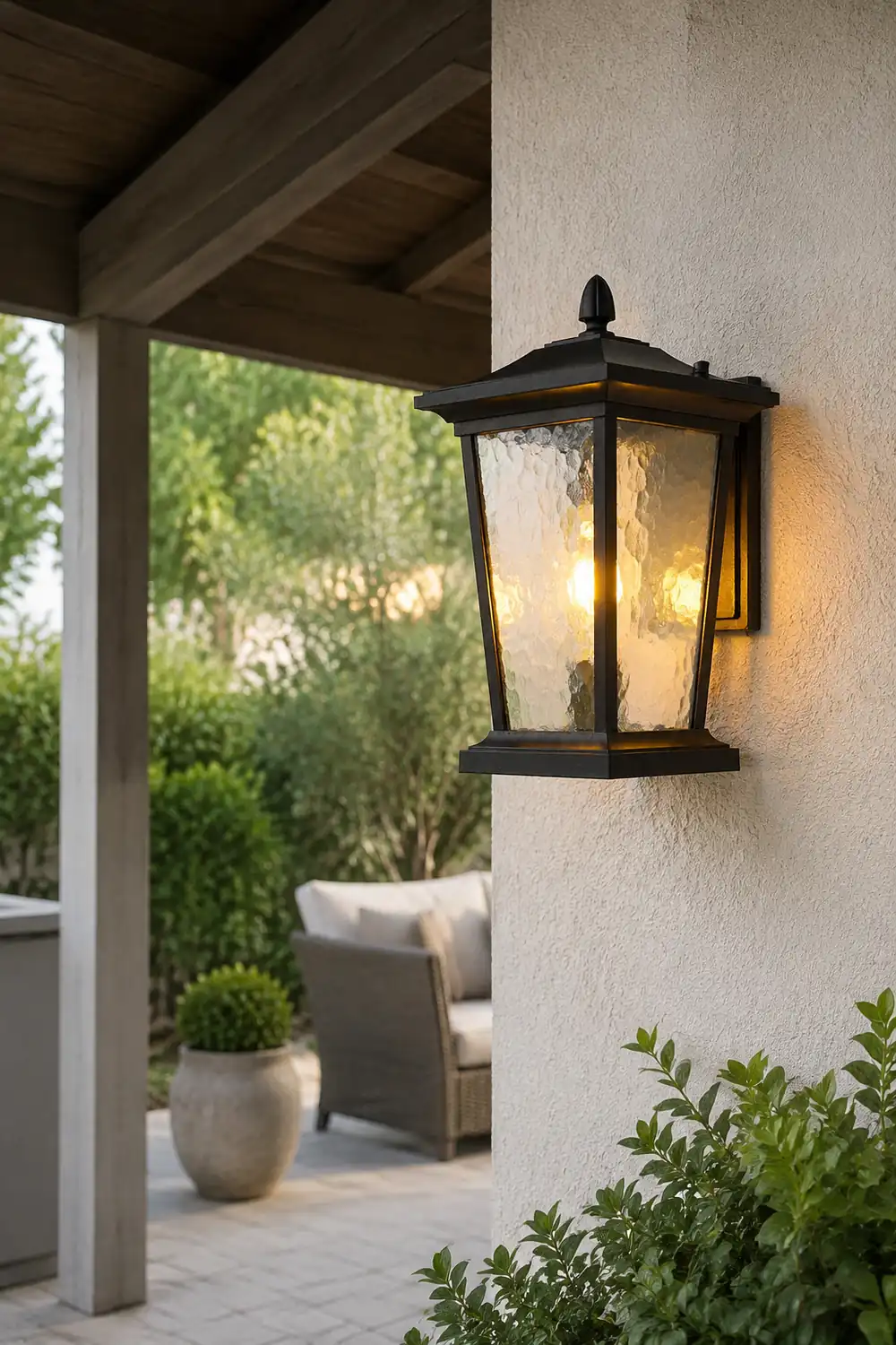 Lodge Birdcage Outdoor Wall Lamp - Lumpaz