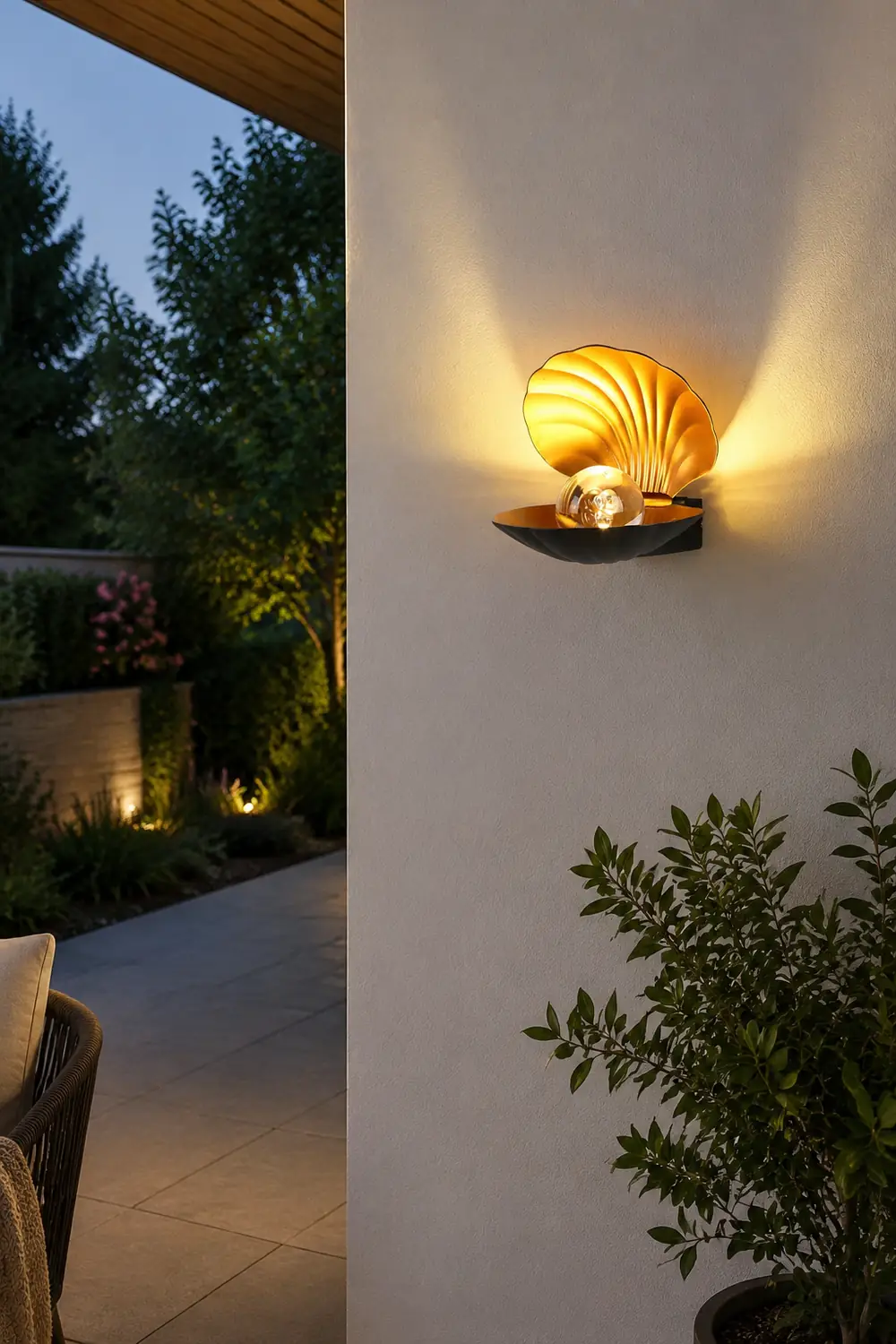 Pearl Clam Wall Light - Lumpaz