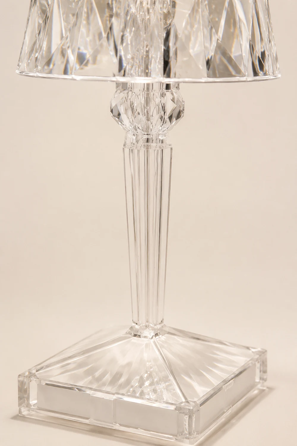 Kristy Design Kristall Diamant Tischlampe Licht, Wohn/Schlafzimmer, Acryl - Lumpaz