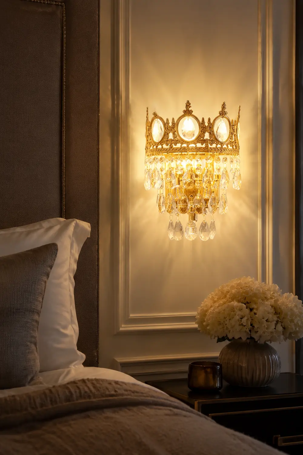 Vintage Crystal  Wall lamp - Lumpaz