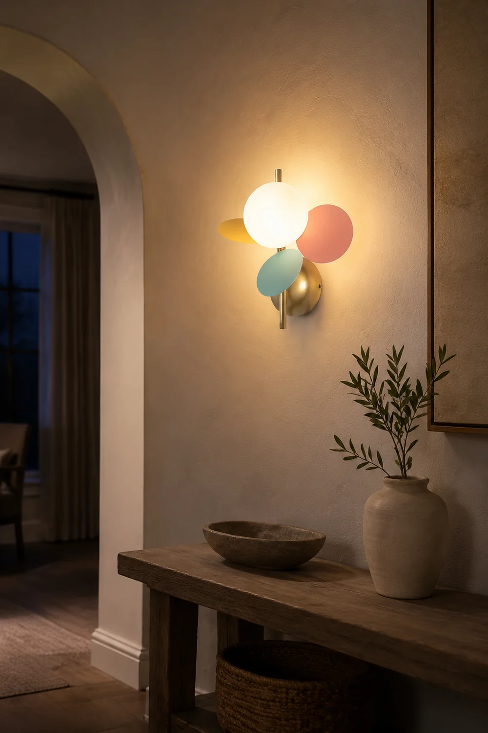 Round Macaron Wall Lamp - Lumpaz