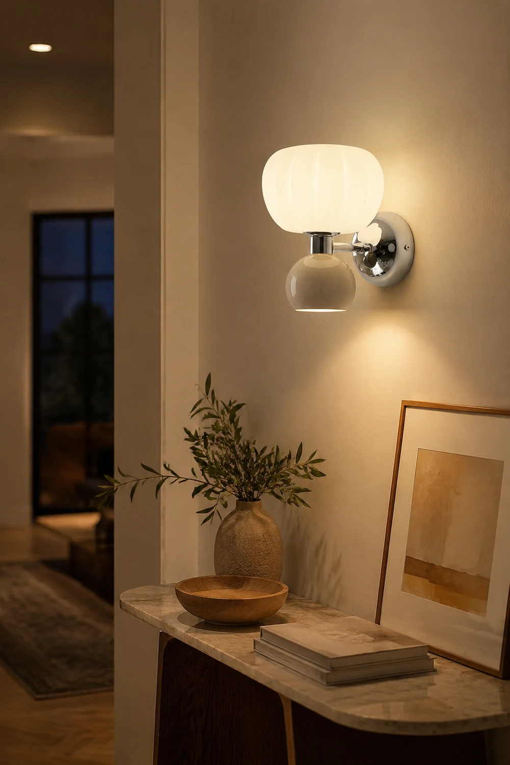 Moderno Cream Sconce - Lumpaz