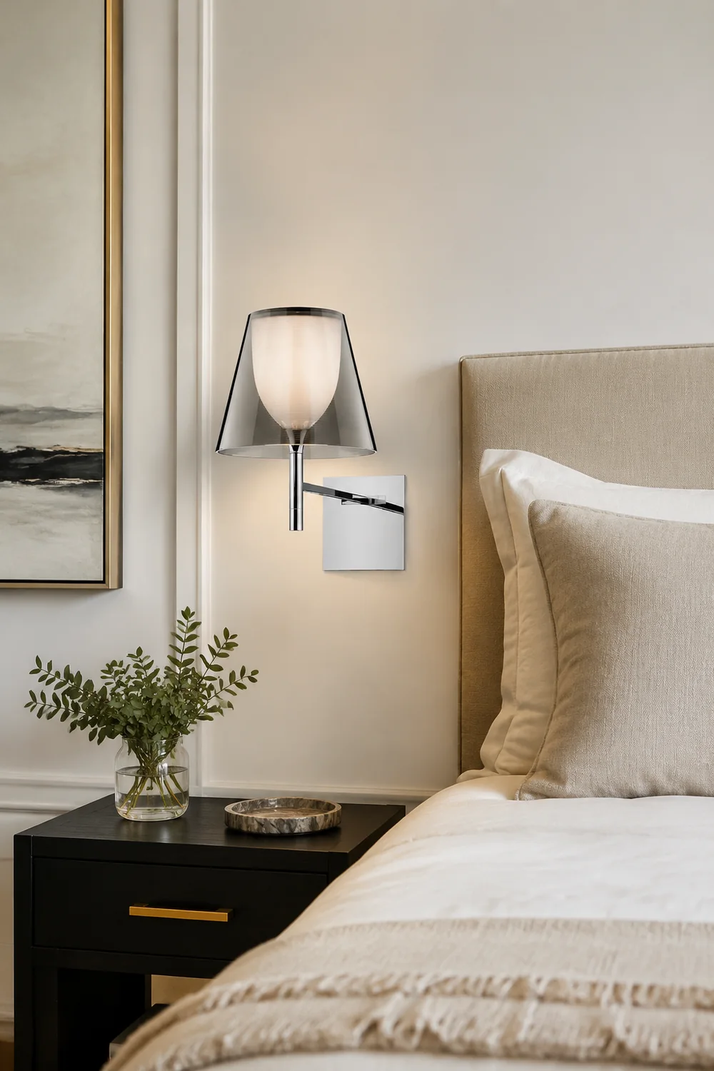 Chrome Prism Wall Lamp - Lumpaz