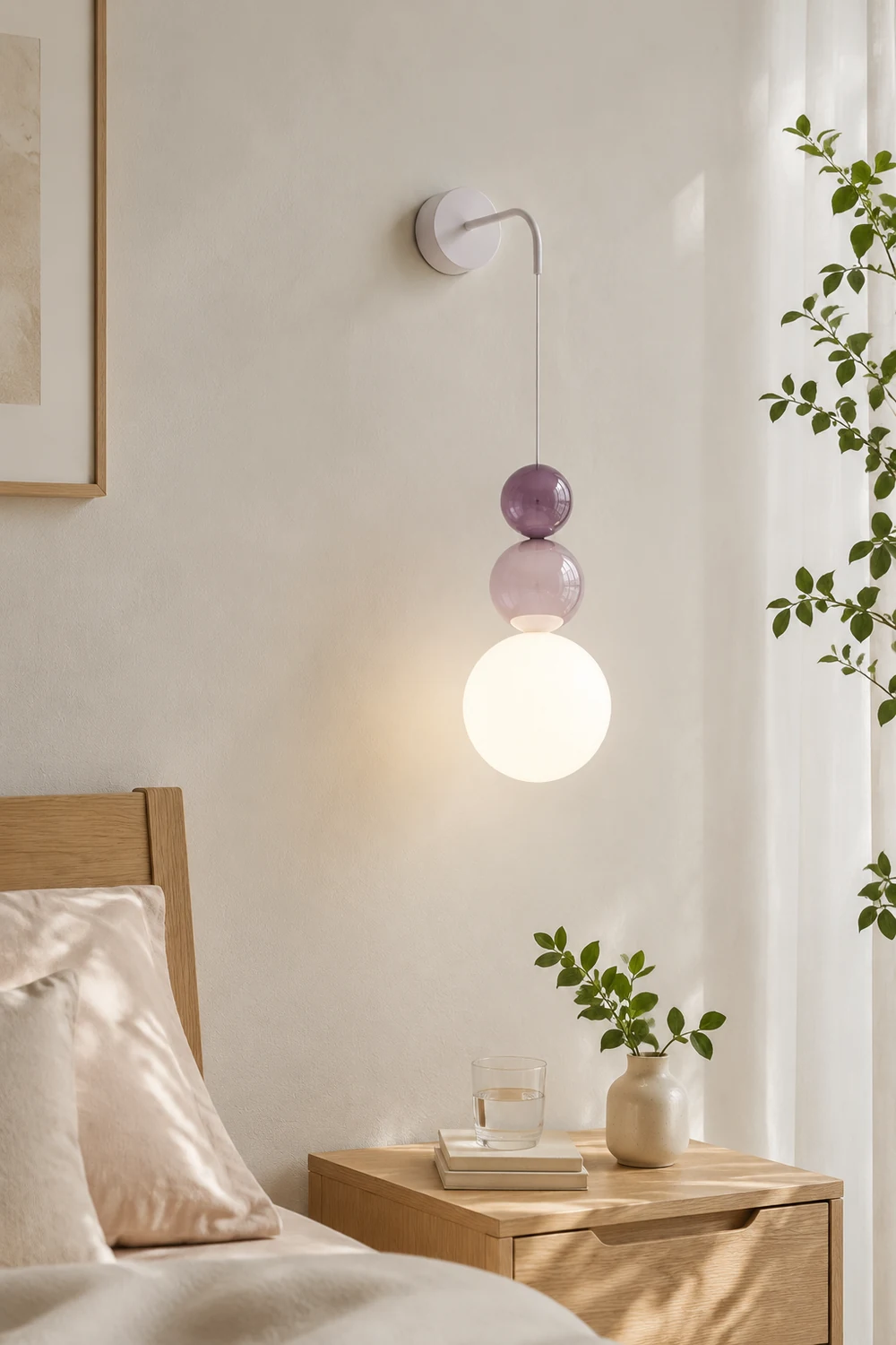 Acrylic Three Ball Wall Lamp - Lumpaz