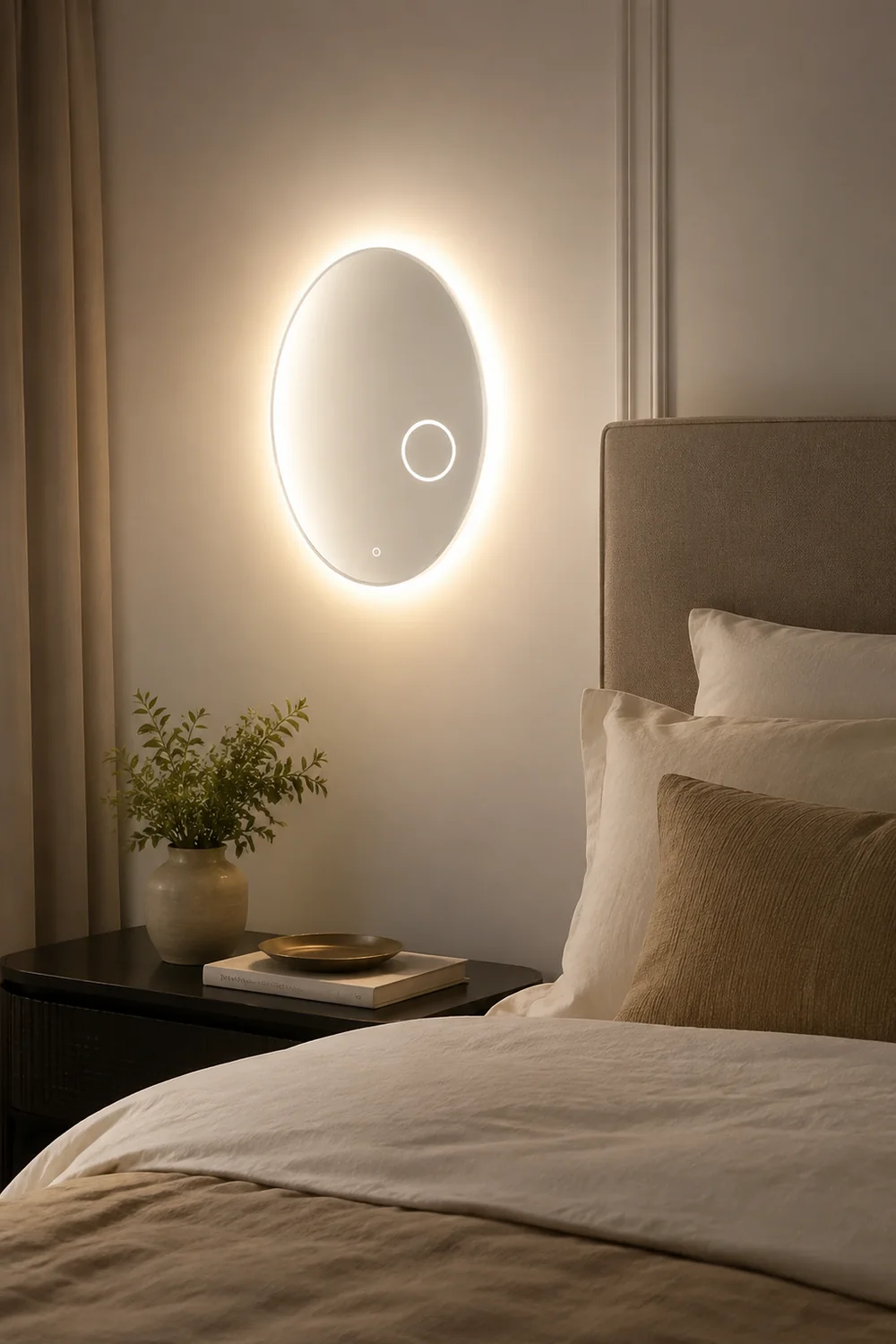 Oval Mirror Light - Lumpaz