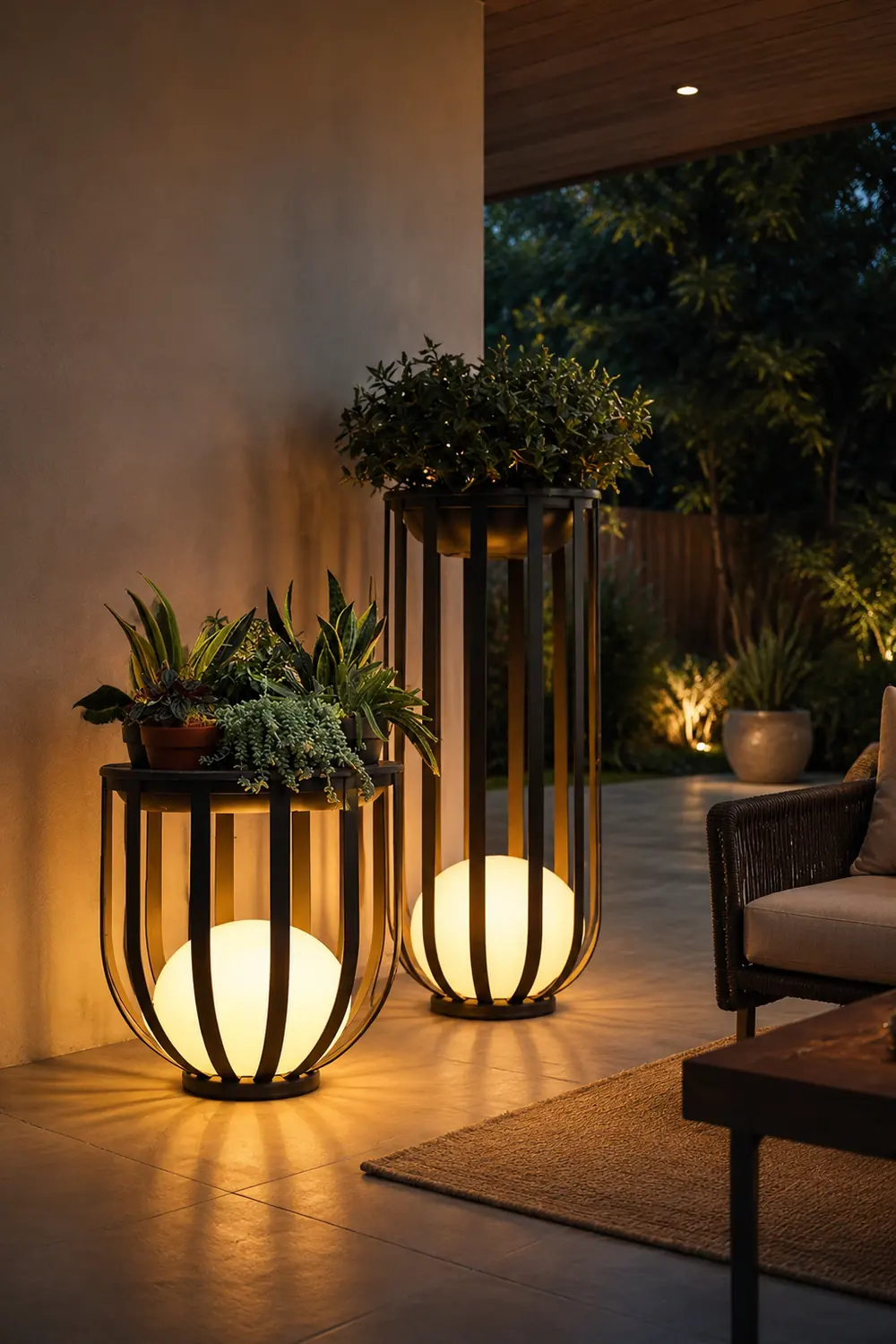 Bols Outdoor Garden Lamp with Solar Panel - Lumpaz