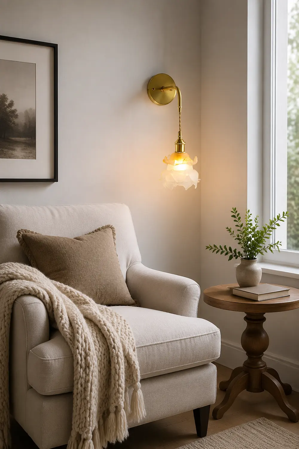 Laura Brass Wall Lamp - Lumpaz