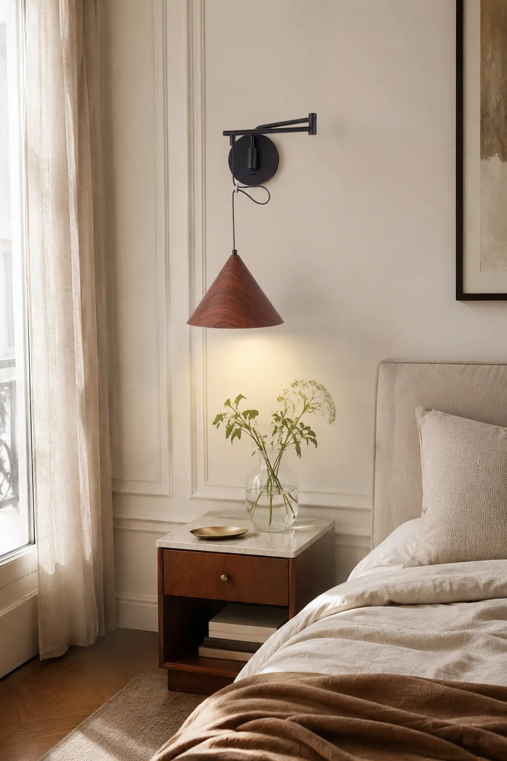 Cone Swing Arm Wall Lamp - Lumpaz