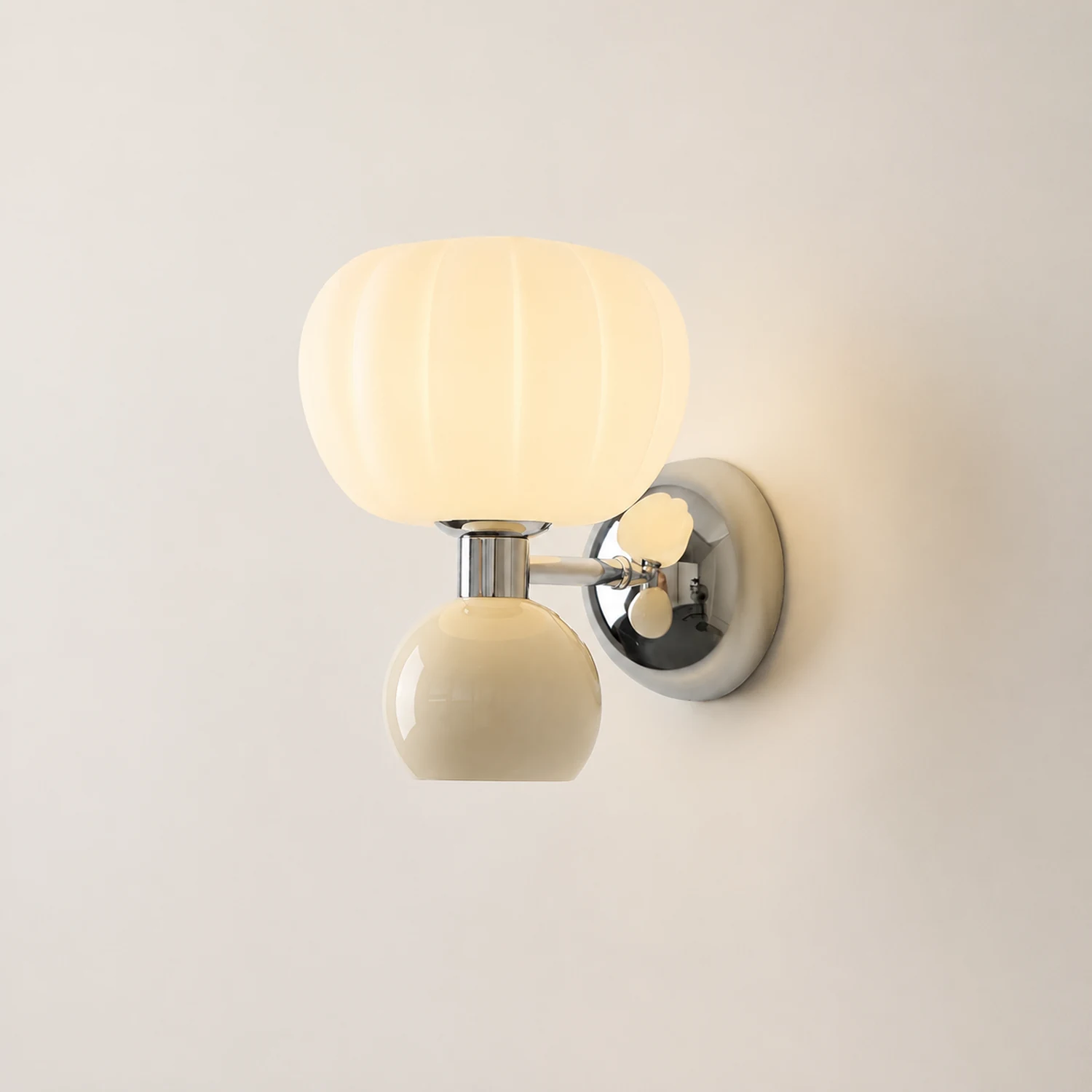 Moderno Cream Sconce - Lumpaz