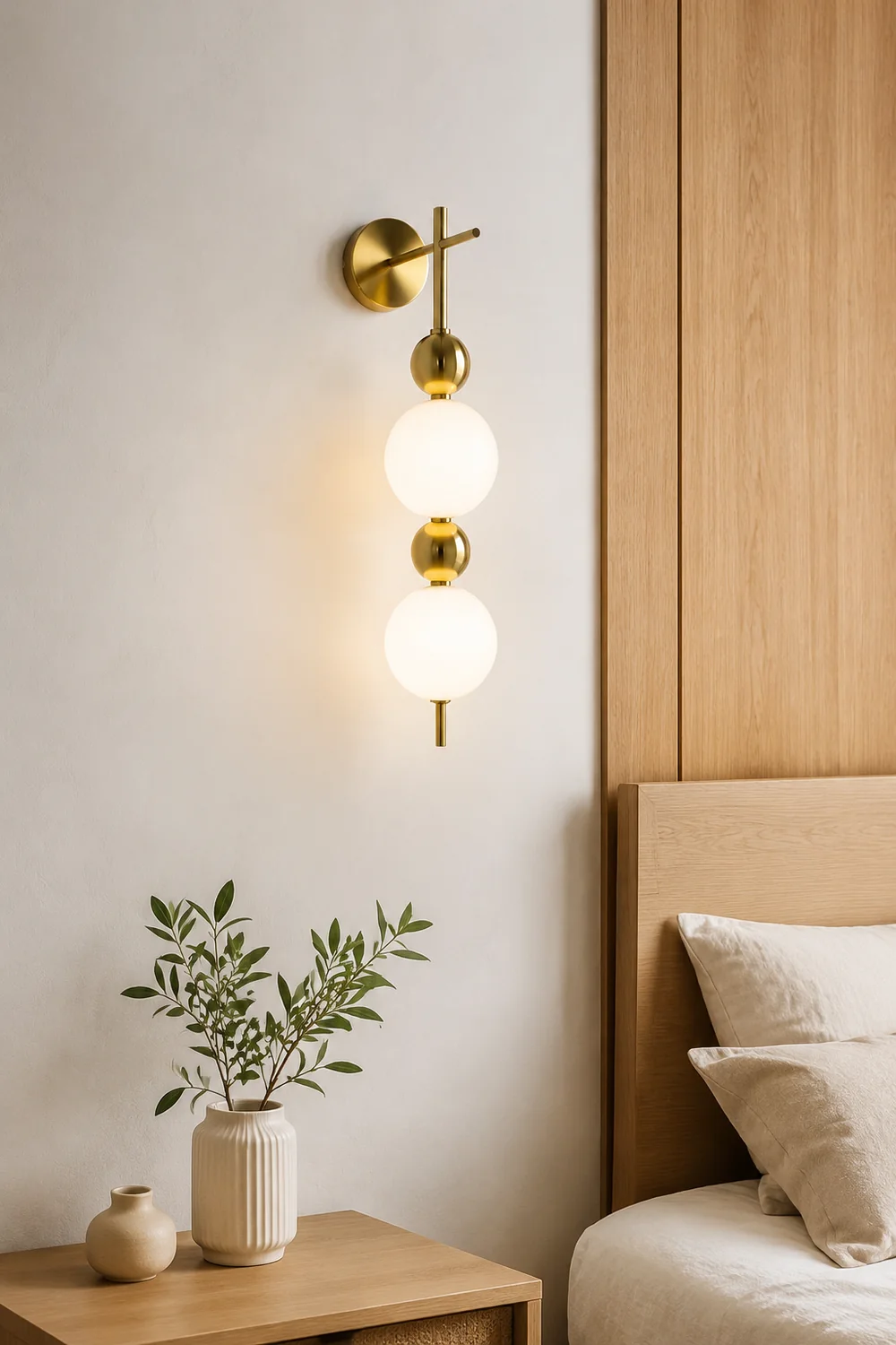 Candied Haws String Brass Wall Lamp - Lumpaz