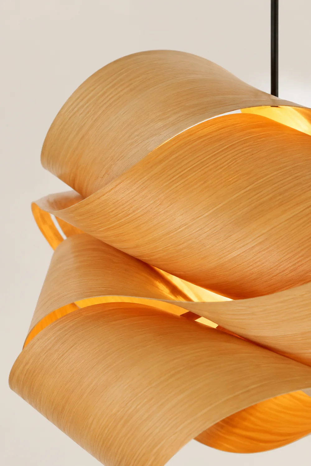 Modern Irregular Wood Pendant Light For Kitchen - Lumpaz
