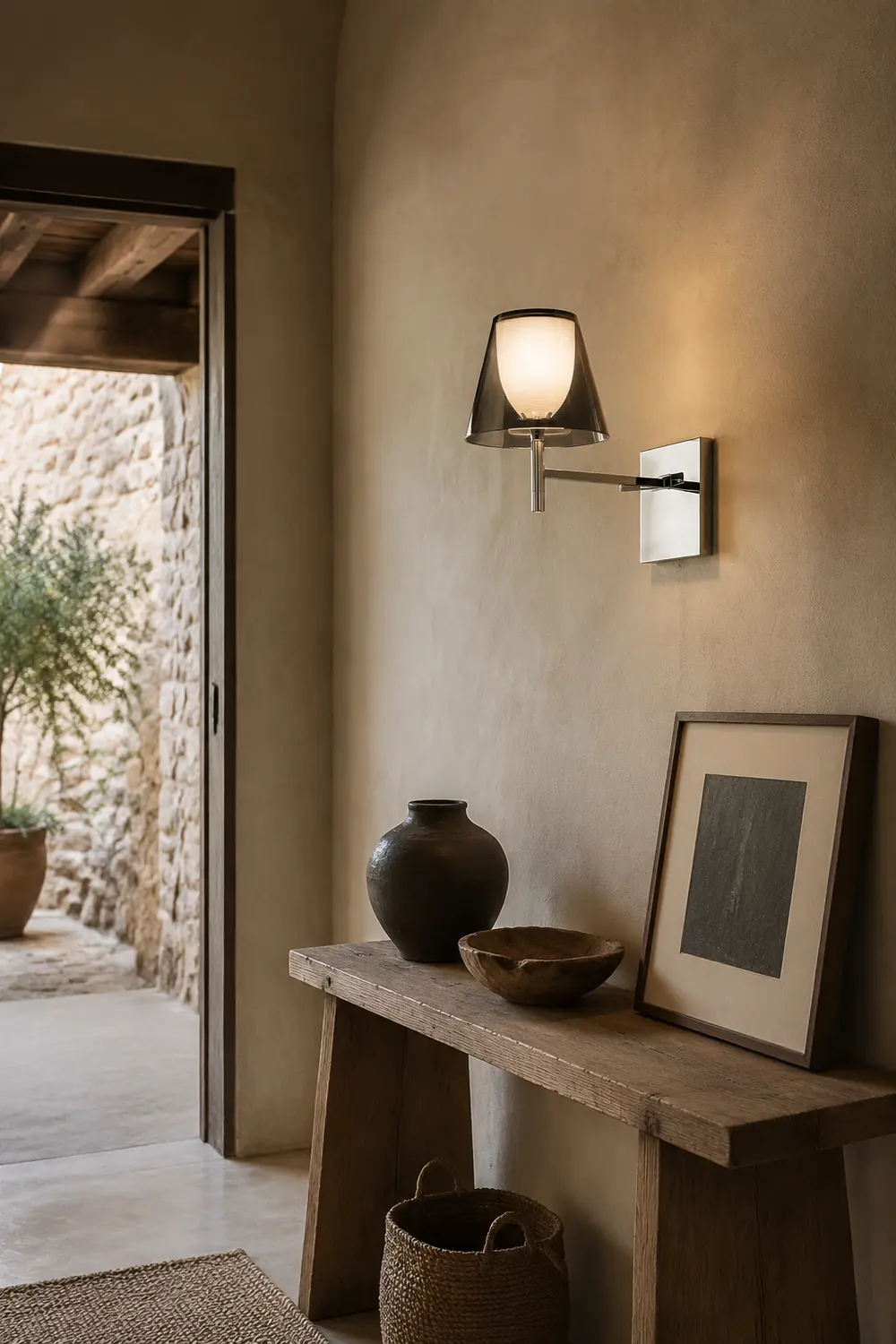 Chrome Prism Wall Lamp - Lumpaz