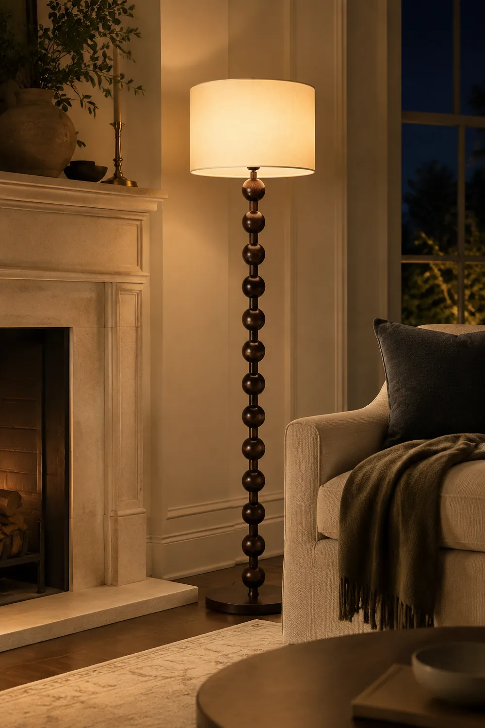 Hugo Barbell Floor Lamp - Lumpaz