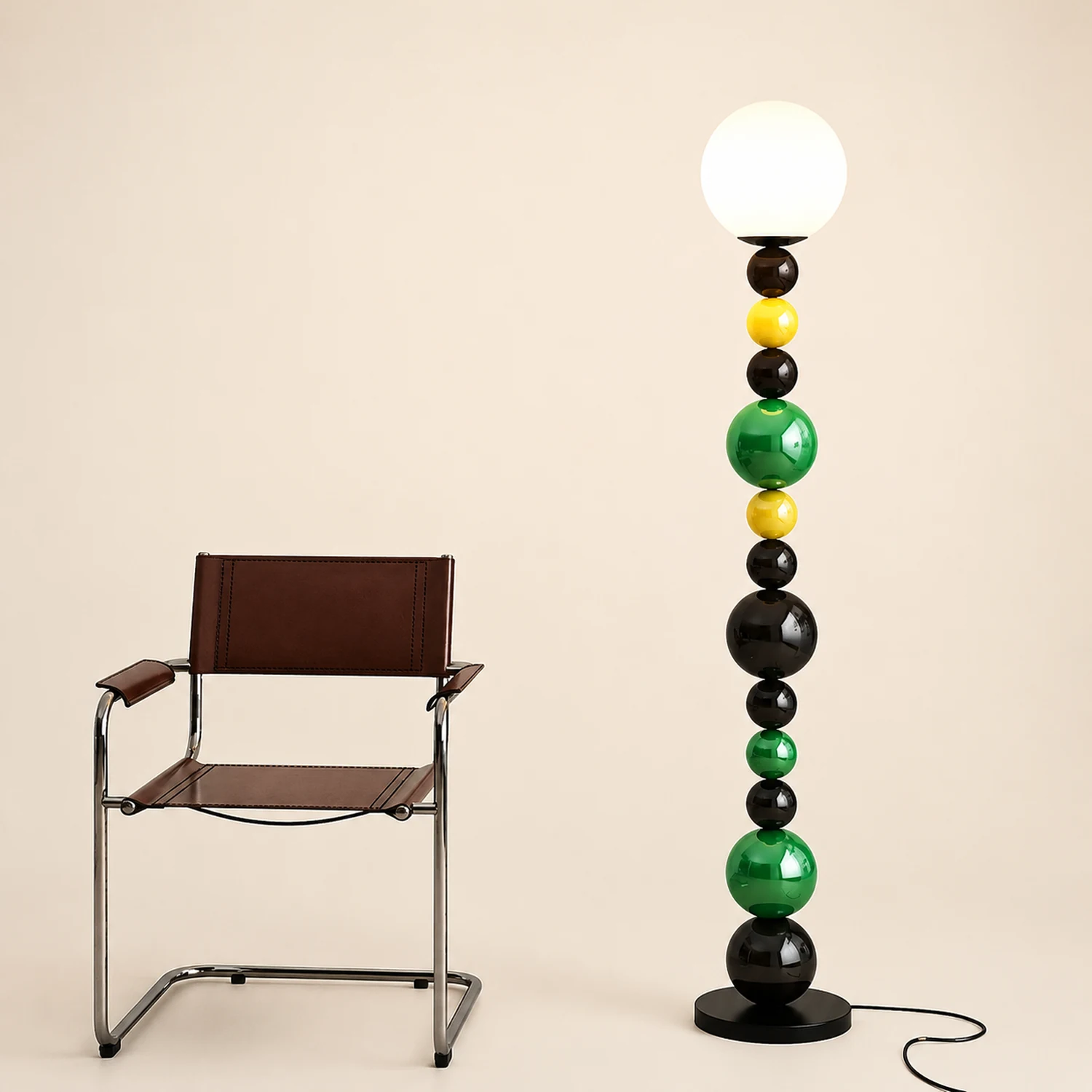 Colorful Round Ball Floor Lamp - Lumpaz