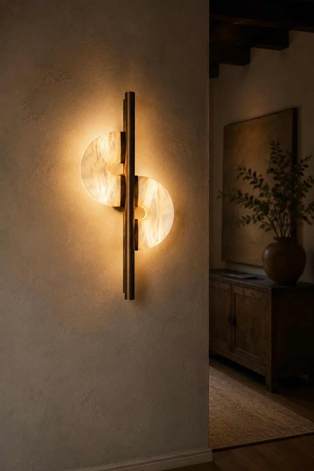 Dolly Alabaster Wall Lamp - Lumpaz