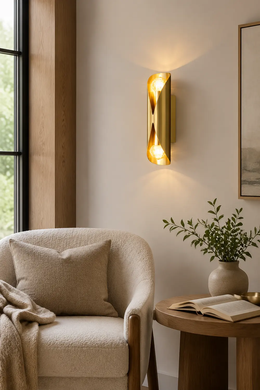Diamonds Brass Wall Lamp - Lumpaz
