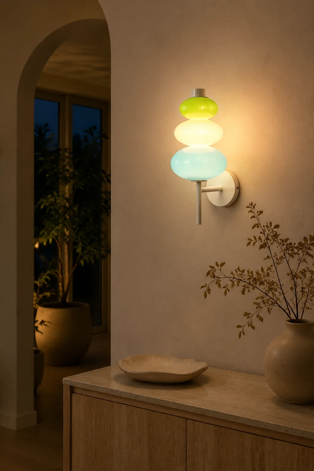Glass Candy String Wall Lamp - Lumpaz