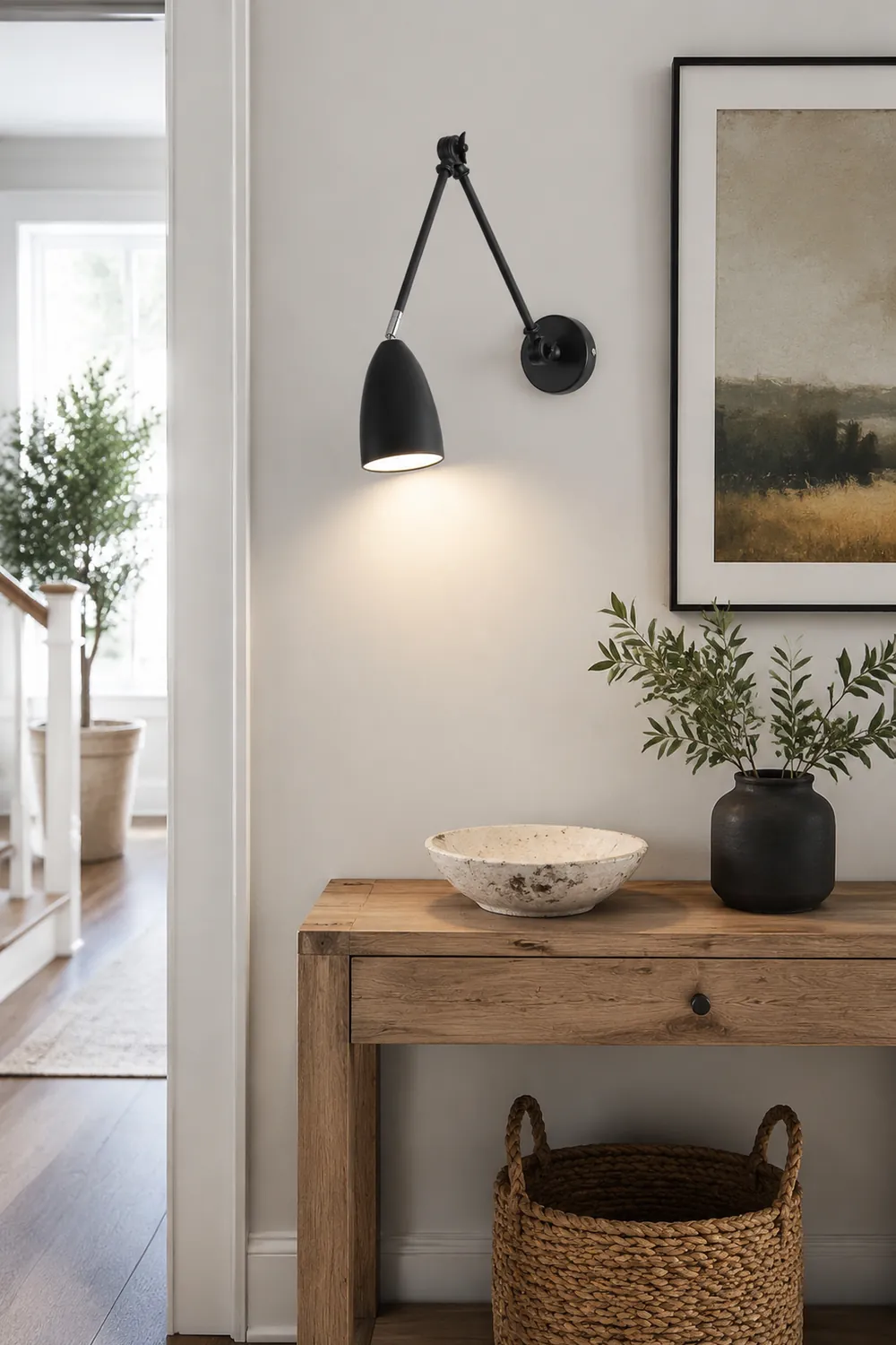 Adjustable Swing Arm Wall Lamp - Lumpaz