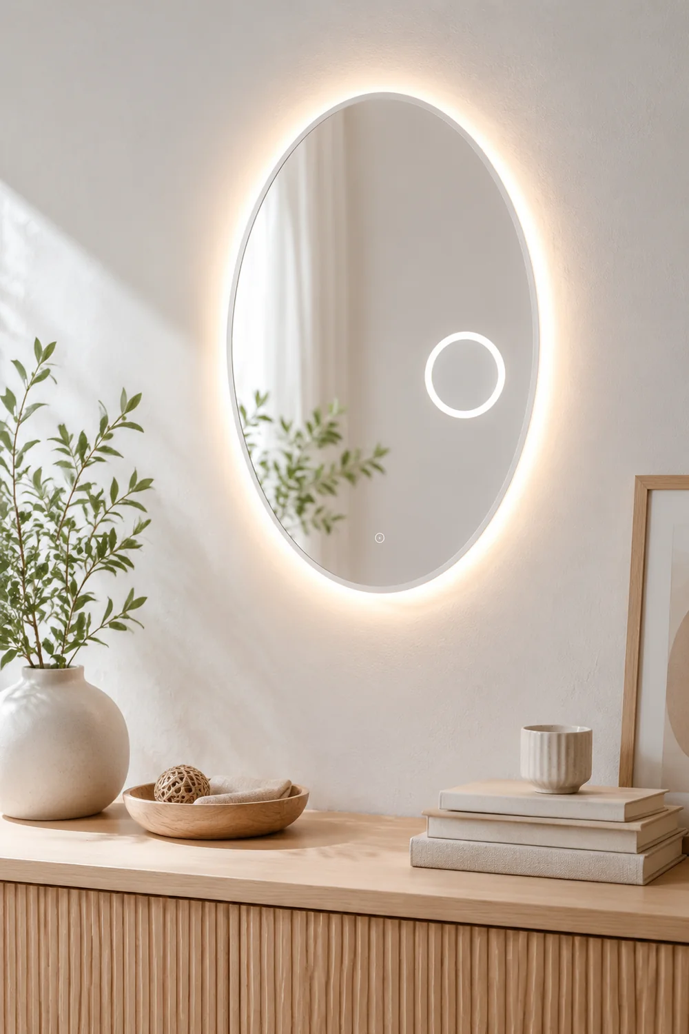 Oval Mirror Light - Lumpaz