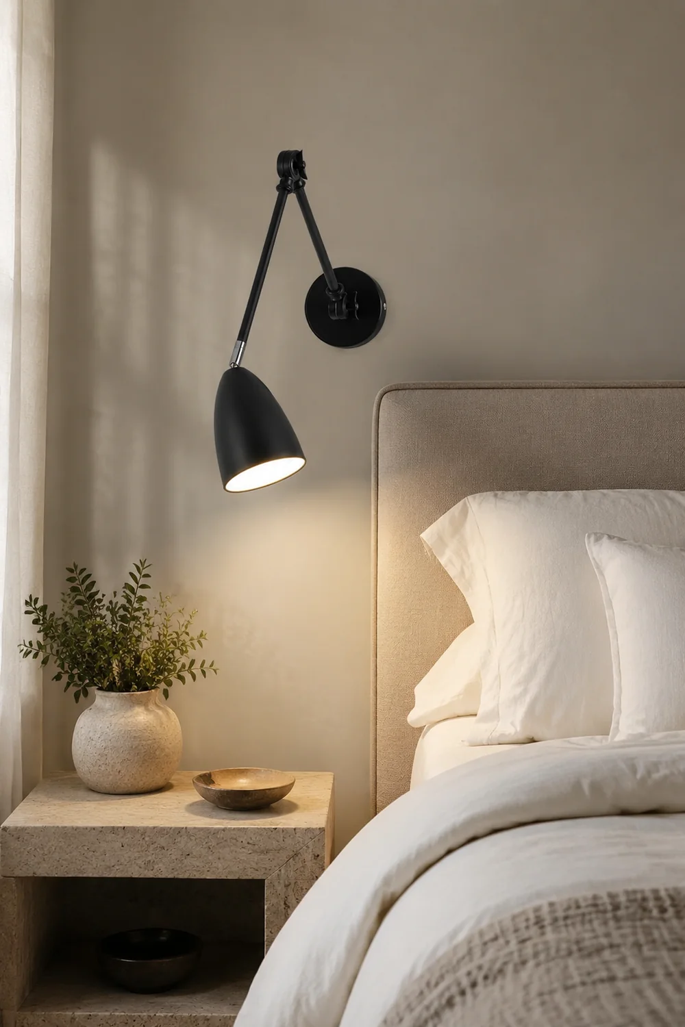Adjustable Swing Arm Wall Lamp - Lumpaz