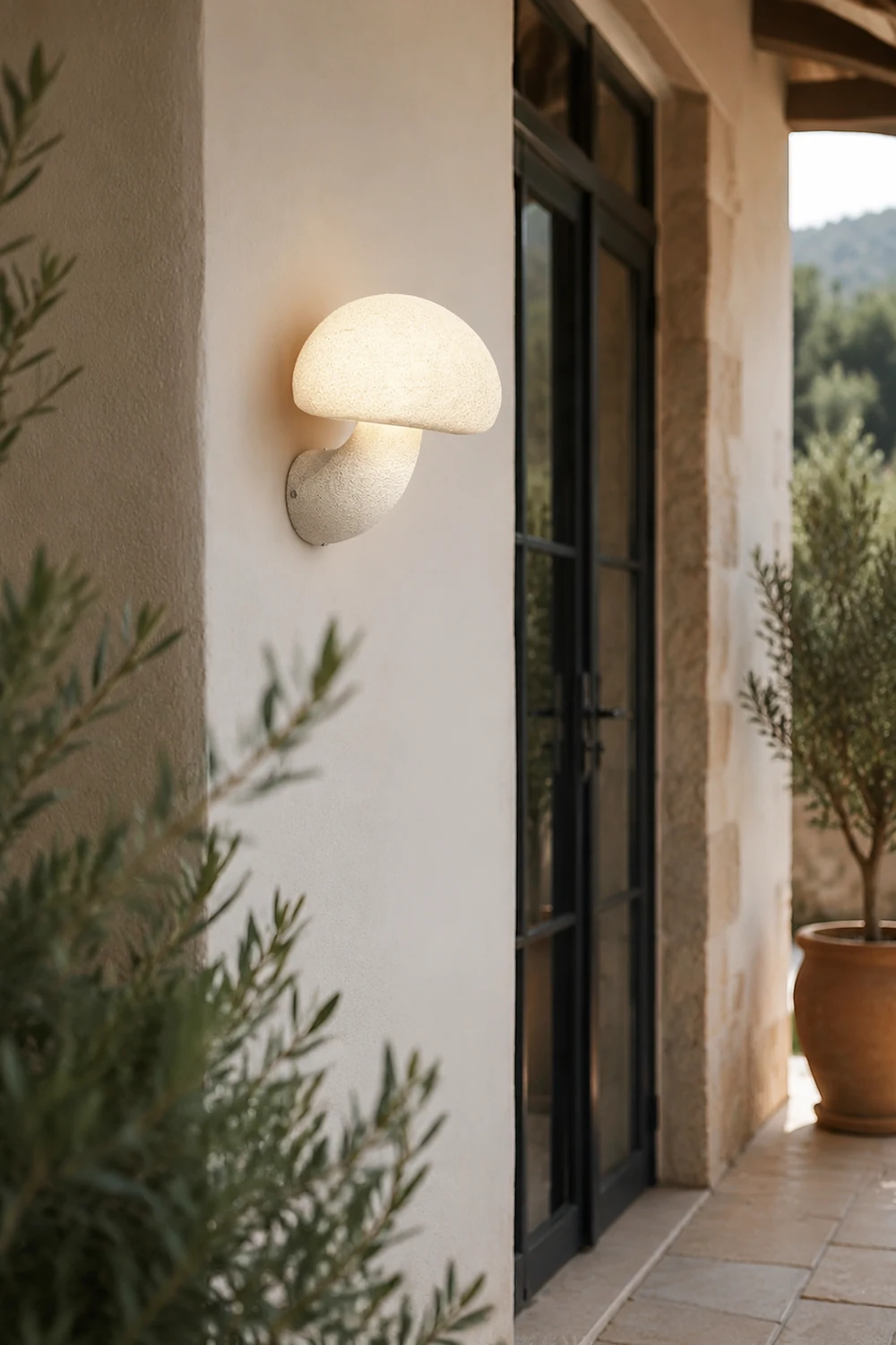 Mushroom Resin Wall Lamp - Lumpaz