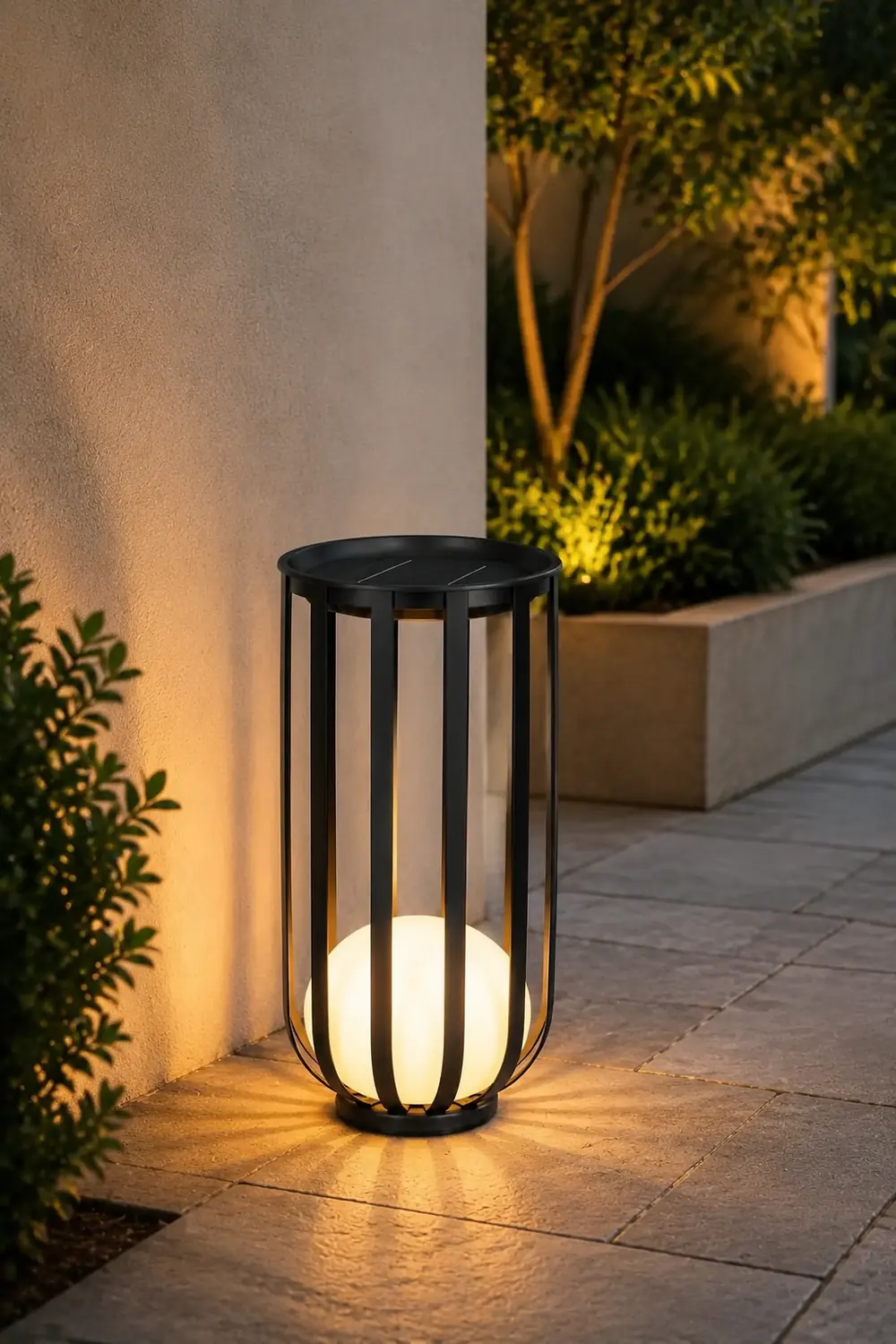 Bols Outdoor Garden Lamp with Solar Panel - Lumpaz