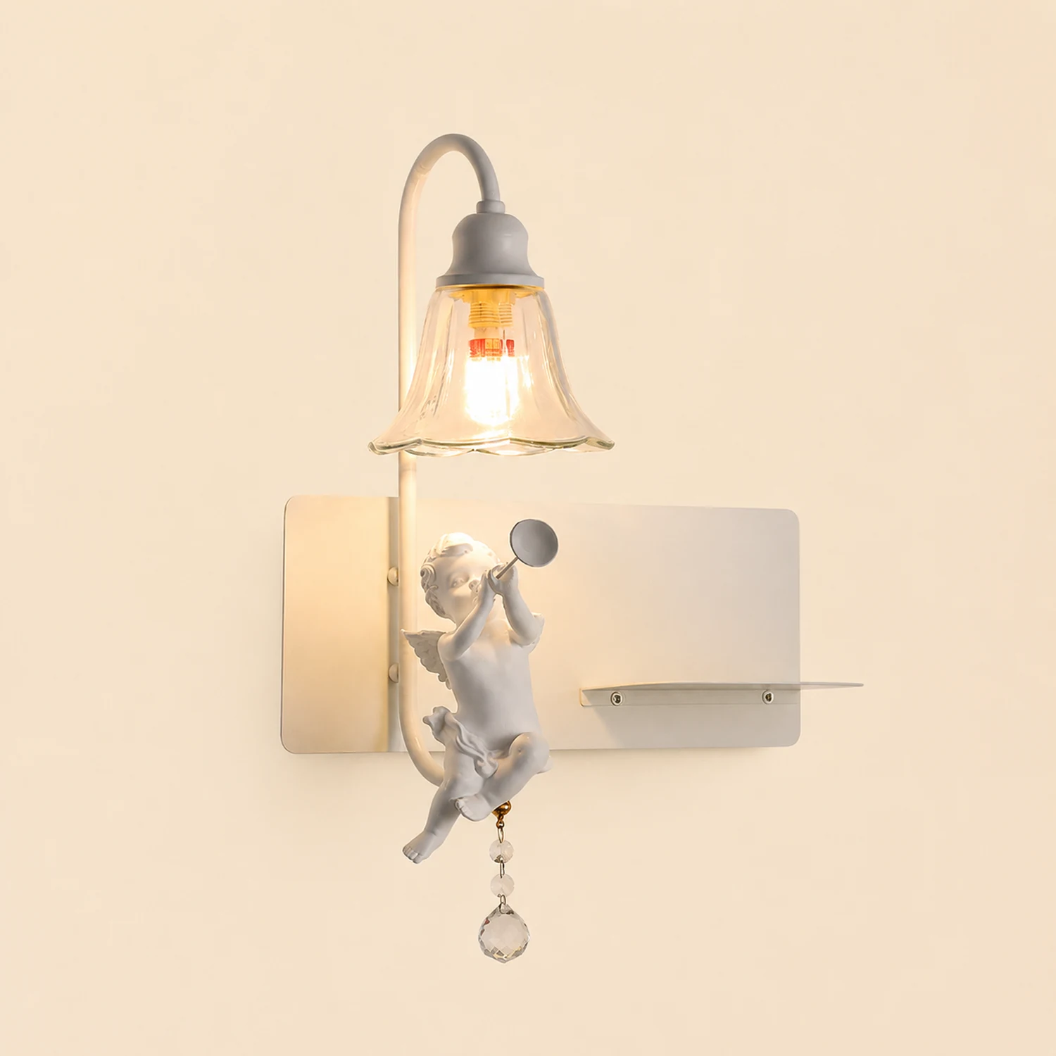 White Angel Wall Light - Lumpaz