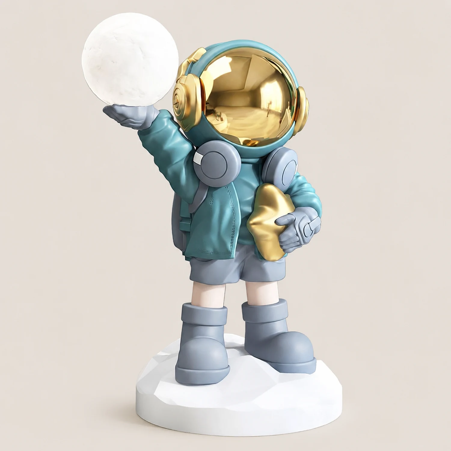 Apollo Astronaut Built-in Battery Floor Lamp - Lumpaz