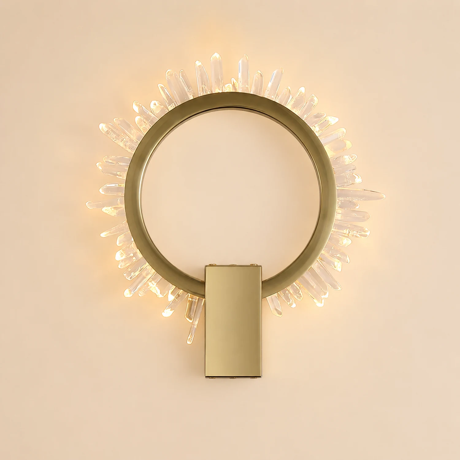 Natural Crystal Wall Lamp - Lumpaz