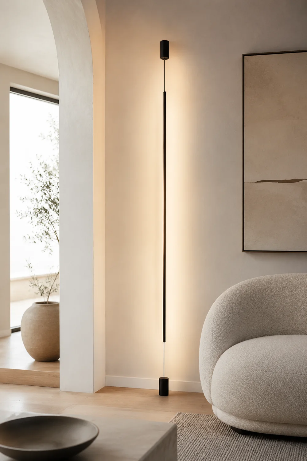 Slim line Cabinet Stand Lamp - Lumpaz
