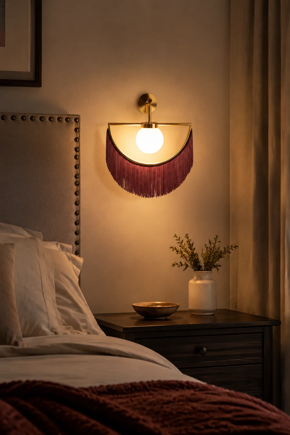 Wink Tassel Cute Wall Lamp - Lumpaz