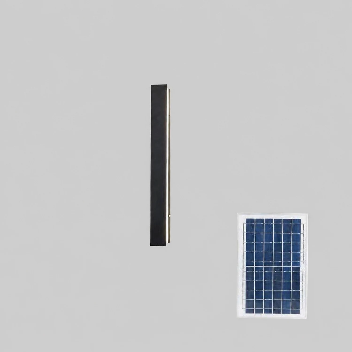 Long Strip Outdoor Sconce Solar Power - Lumpaz