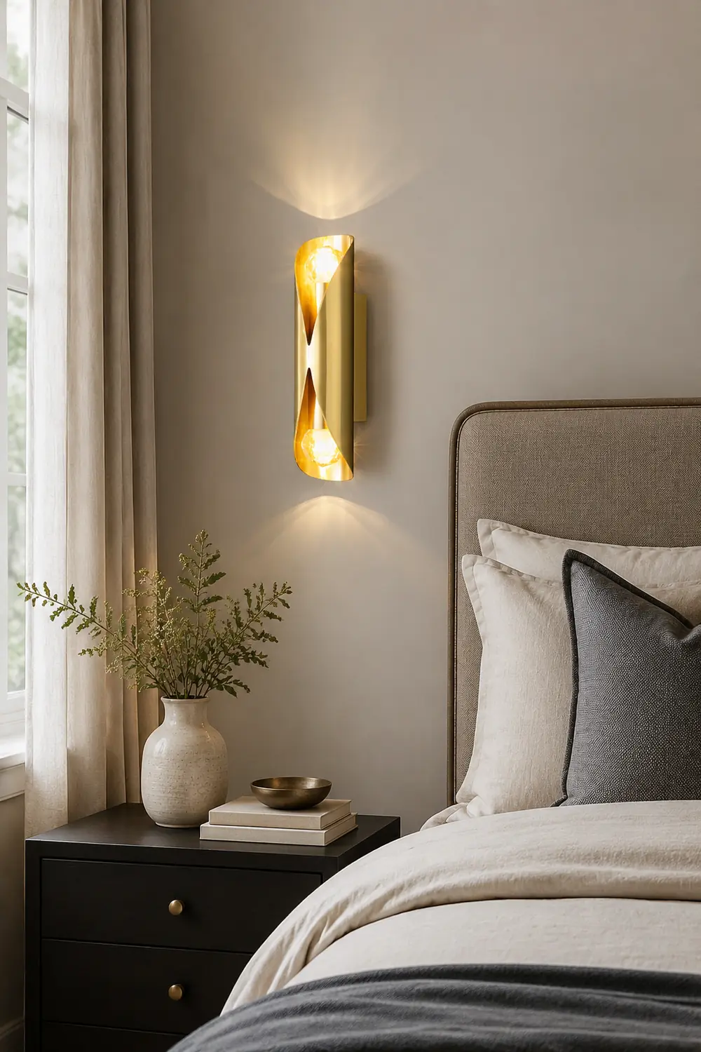 Diamonds Brass Wall Lamp - Lumpaz
