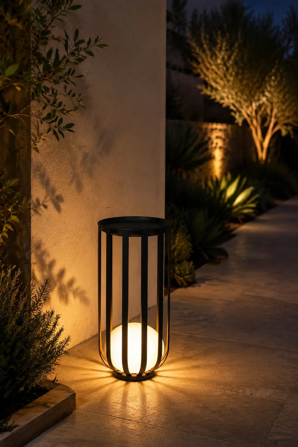 Bols Outdoor Garden Lamp with Solar Panel - Lumpaz