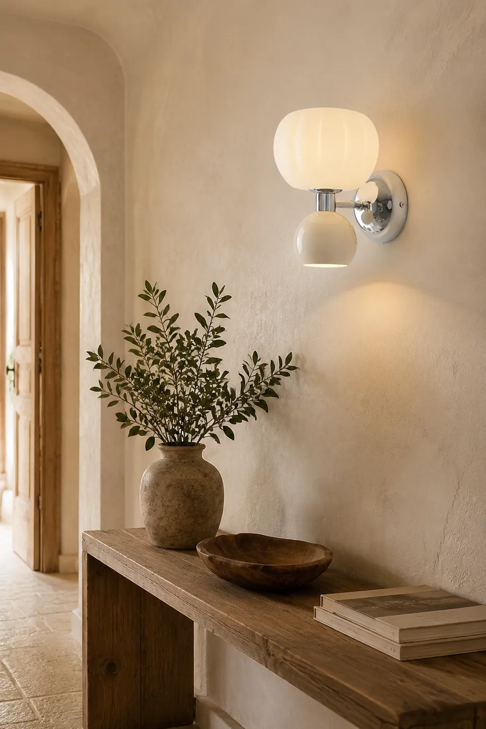 Moderno Cream Sconce - Lumpaz