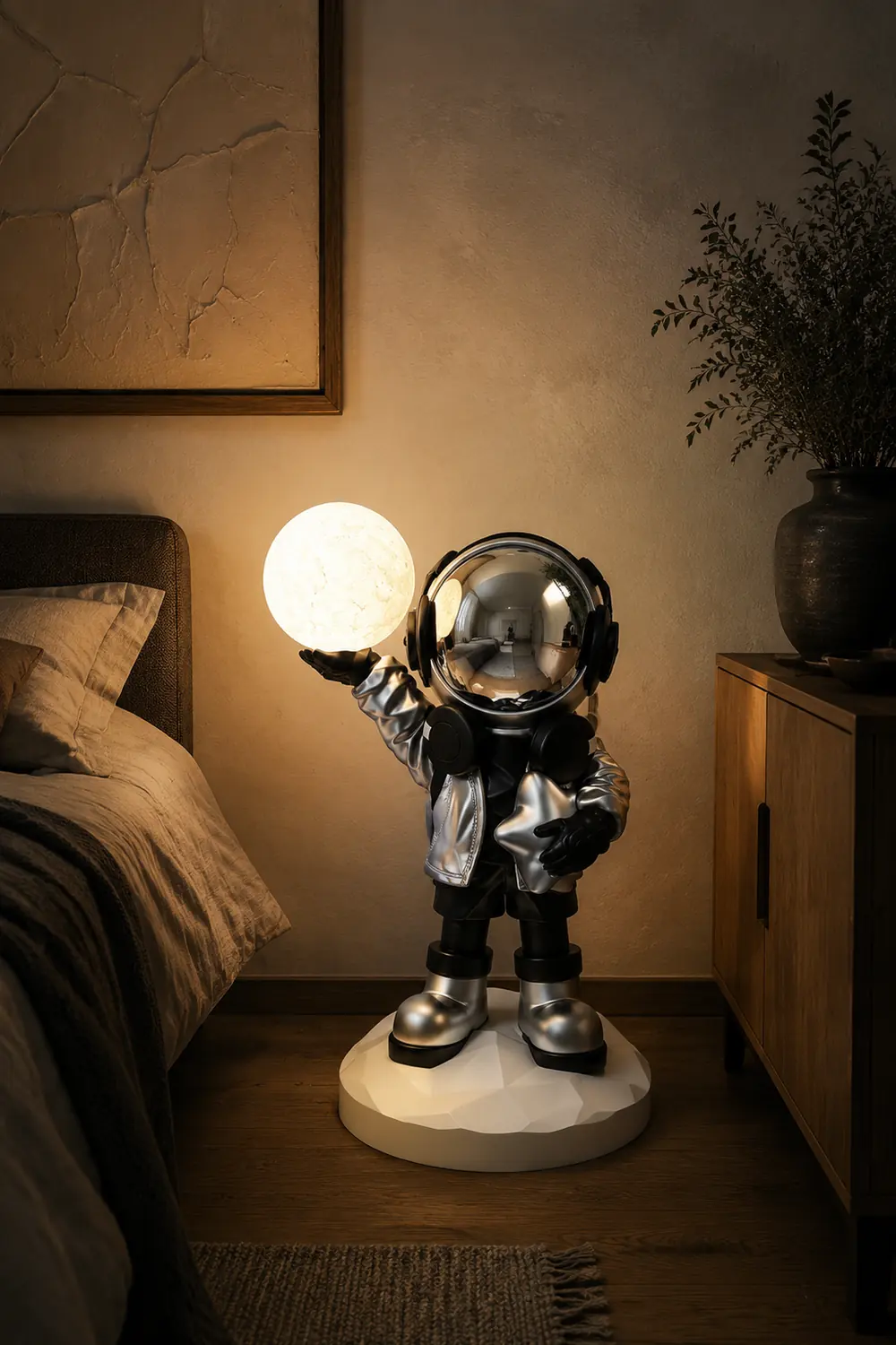 Apollo Astronaut Built-in Battery Floor Lamp - Lumpaz