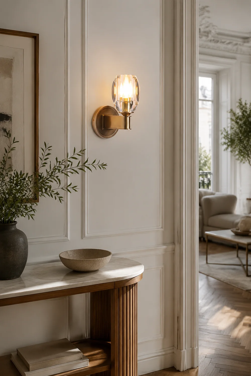 Diamond Crystal Sconce - Lumpaz
