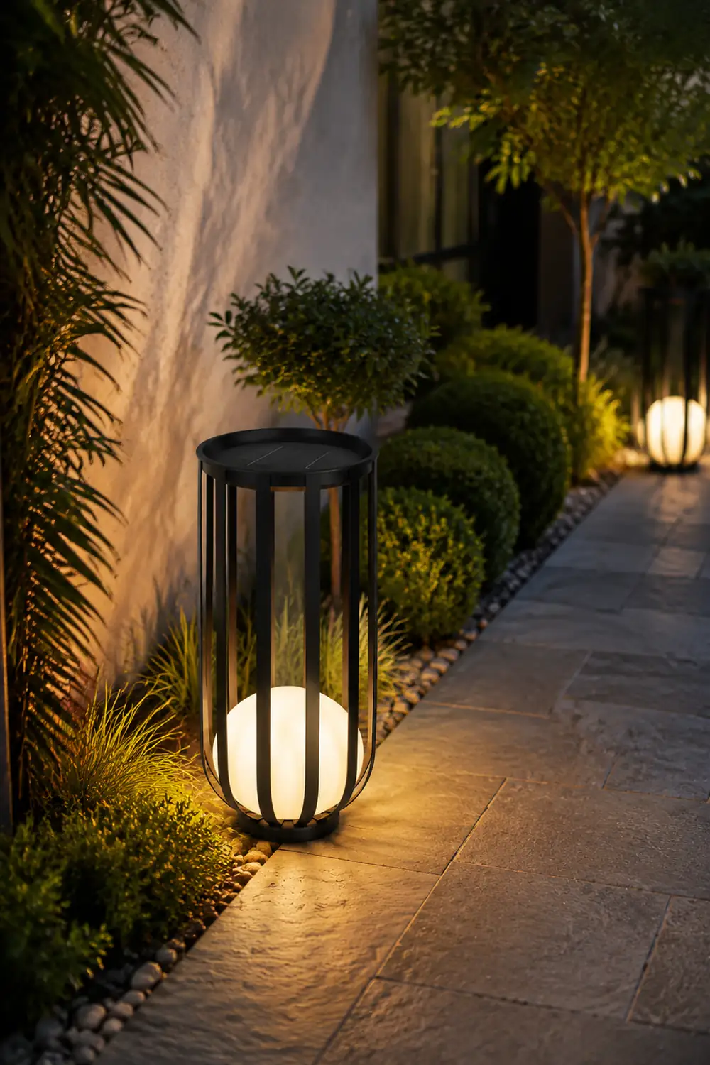 Bols Outdoor Garden Lamp with Solar Panel - Lumpaz