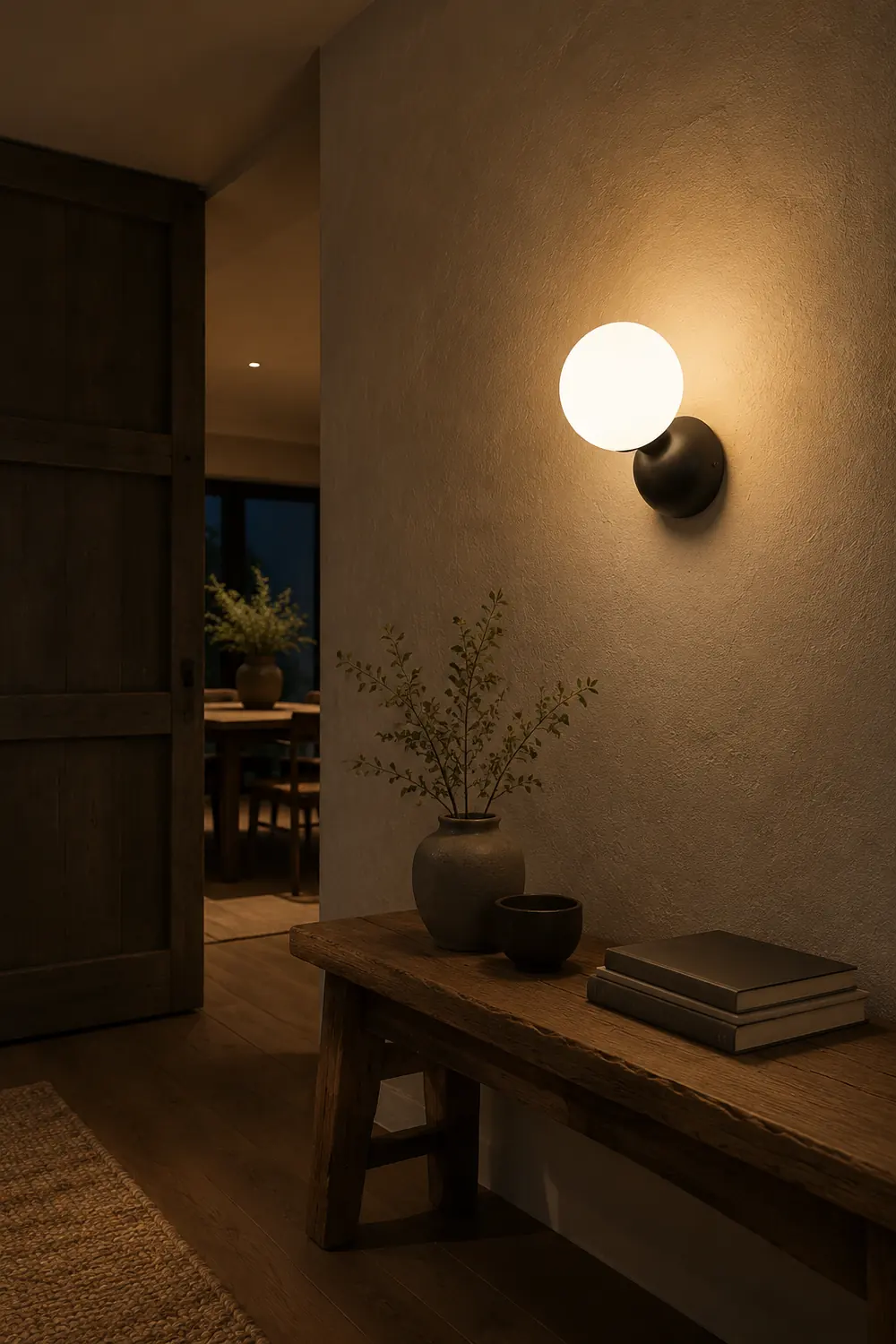 Single Globe Wall Light - Lumpaz