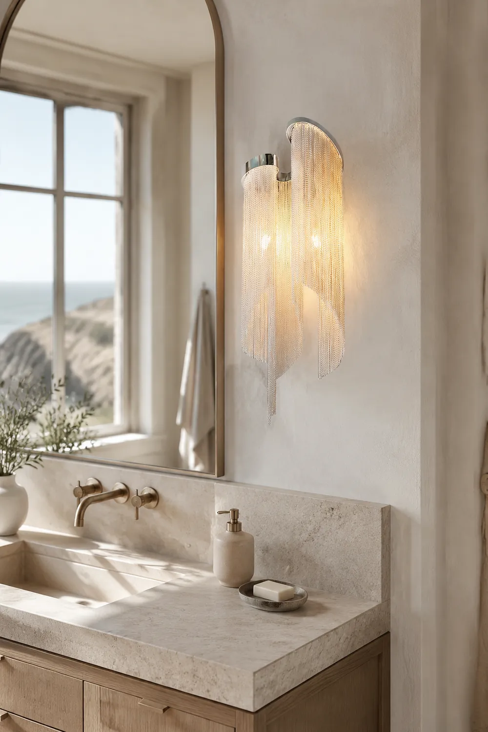 Chain Tassel Wall Lamp - Lumpaz