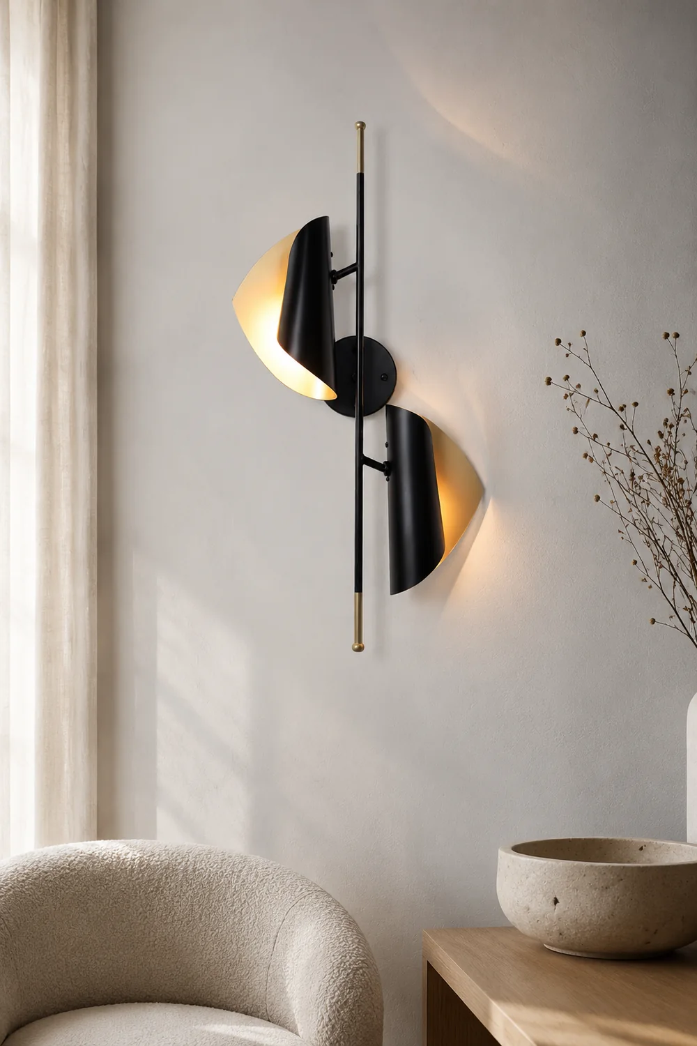 Cigale Double Sconce - Lumpaz
