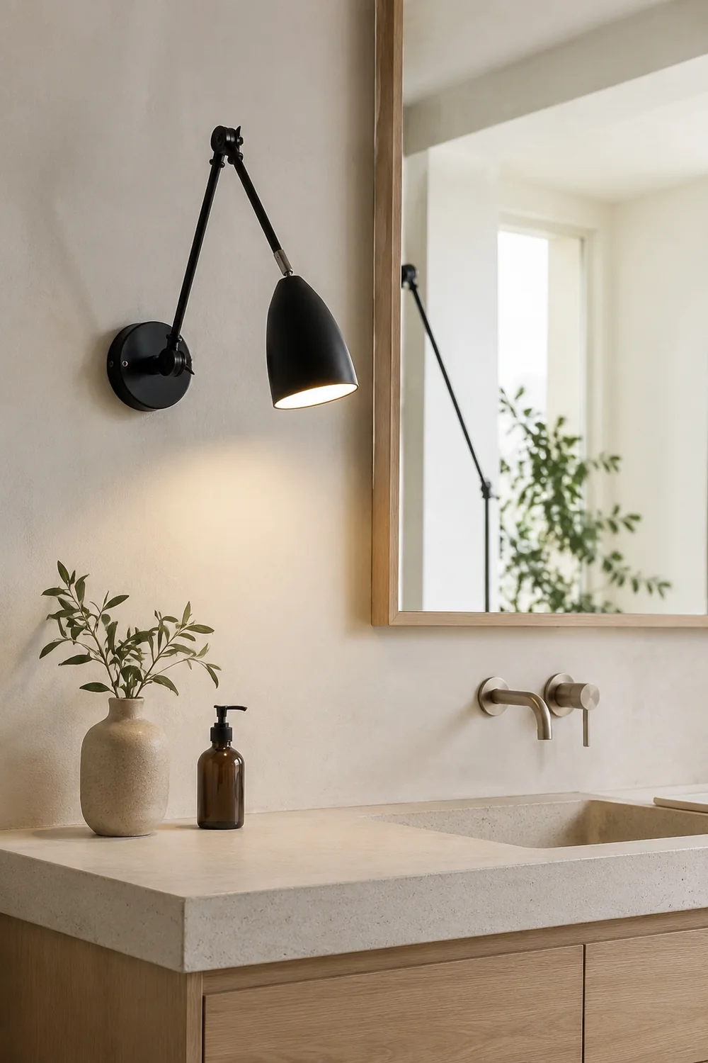Adjustable Swing Arm Wall Lamp - Lumpaz