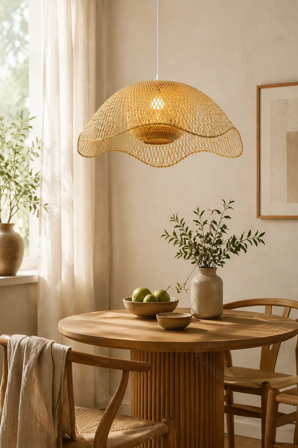 Bamboo Woven Hanging Lighting - Lumpaz