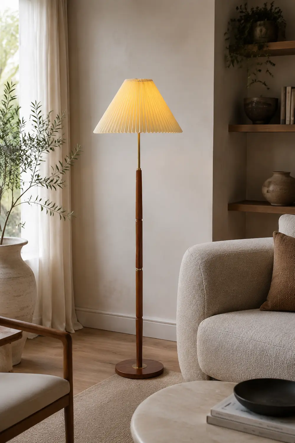 Pleated Floor Lamp - Lumpaz
