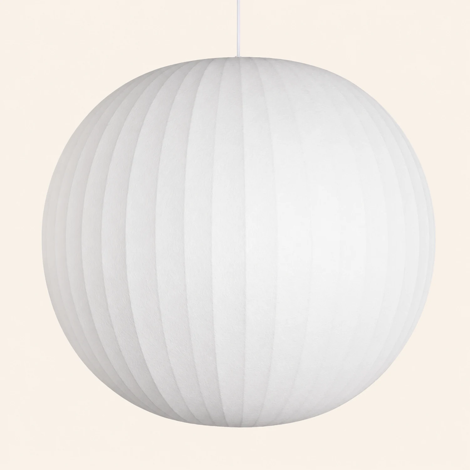 Nordic White Lantern Saucer Pendant Light For Living Room - Lumpaz